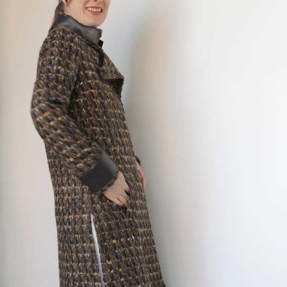 PRINGLE OF SCOTLAND hand woven coat size S - Picture 5 of 16